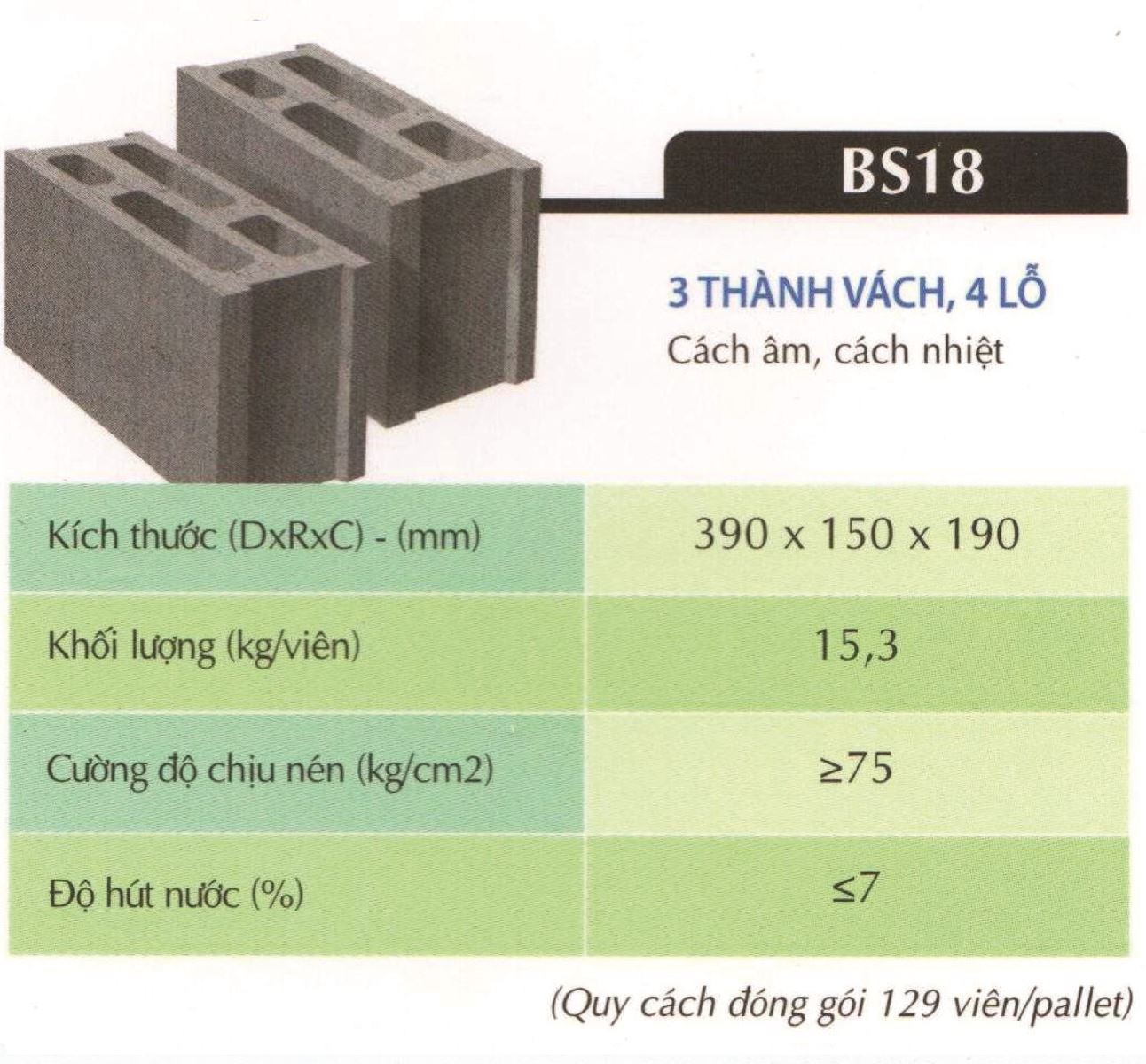 GẠCH RỖNG 150 BS18